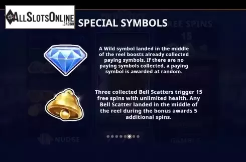 Special symbols screen