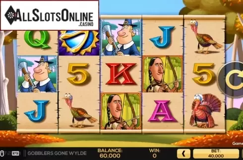 Play Screen 1. Gobblers Gone Wild from High 5 Games