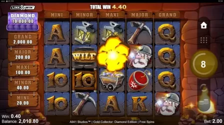 Gold Collector: Diamond Edition slot screenshot 5