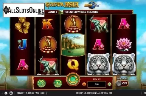 Reel Screen. Golden Asia from Shuffle Master