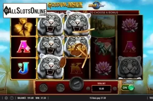 Win Screen 2. Golden Asia from Shuffle Master