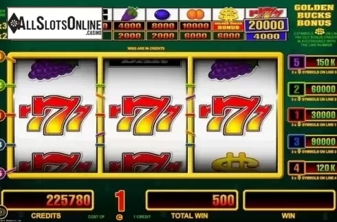 Reel Screen 2. Golden Bucks from Belatra Games