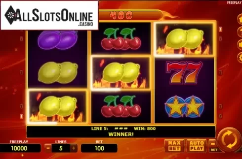 Win Screen 2. Hot Fruits Deluxe (Amatic Industries) from Amatic Industries