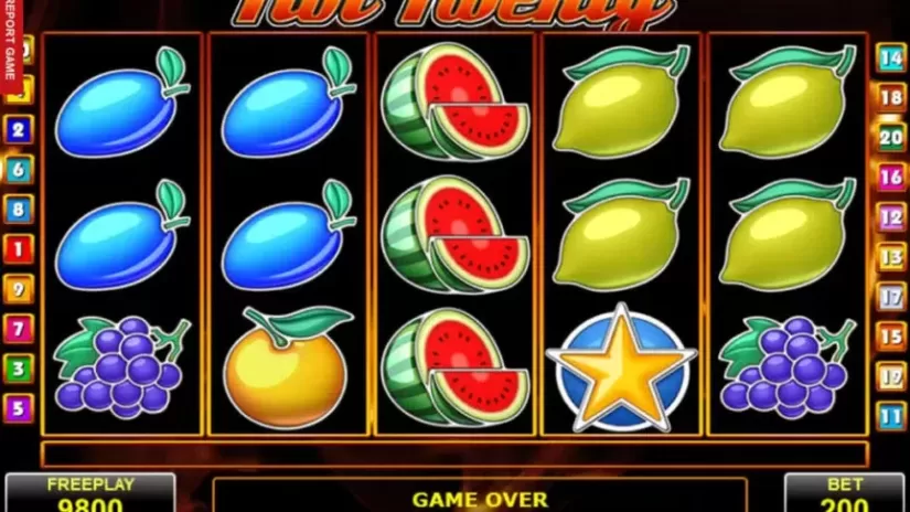 Hot Twenty slot screenshot 2