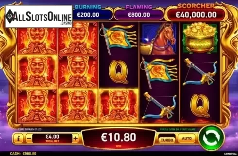 Win Screen 3. Immortal Empress from Ruby Play
