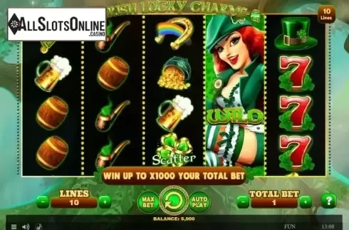 Reel Screen. Irish Lucky Charms from Spinomenal