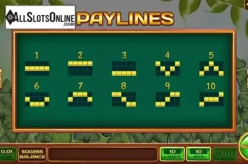 PayLines screen