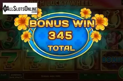 Win Bonus Game screen