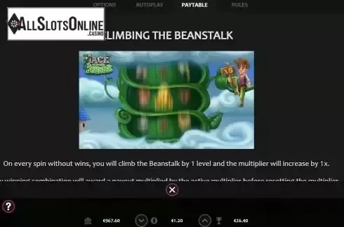 Game Feature screen