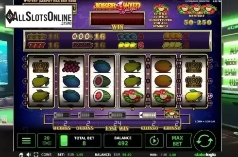 Win. Joker 4 Wild from StakeLogic