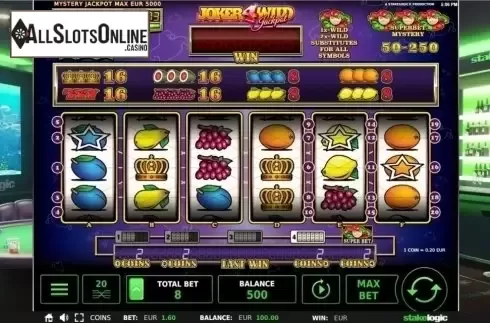 Reel Screen. Joker 4 Wild from StakeLogic