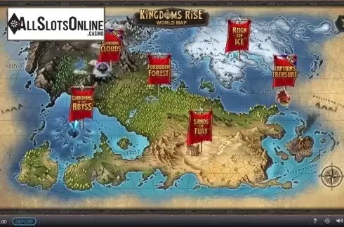 Games Map. Kingdoms Rise: Scorching Clouds from SUNFOX Games