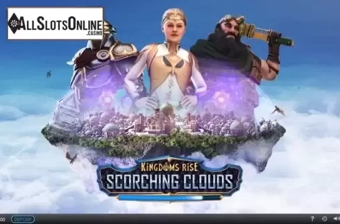 Start Screen. Kingdoms Rise: Scorching Clouds from SUNFOX Games