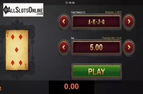 Game Screen. King of Roses from Betixon