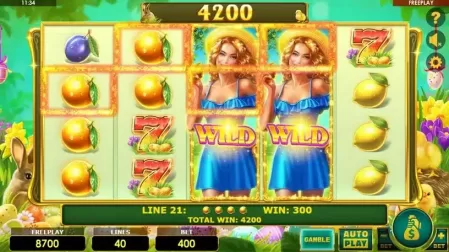Lady Fruits 40 Easter slot screenshot 4