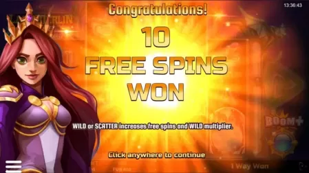 Lady Merlin Lightning Chase slot screenshot 4