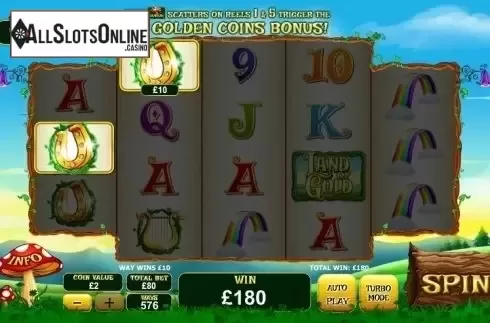 Win Screen . Land of Gold (Playtech) from Playtech