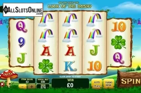 Game Workflow screen. Land of Gold (Playtech) from Playtech