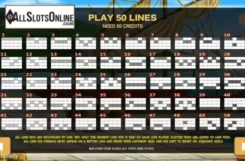 Paytable 3. Lighthouse of Alexandria from PlayStar