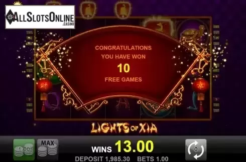 Free Spins screen 2