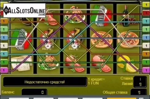 Reels screen. Limoncello from InBet Games
