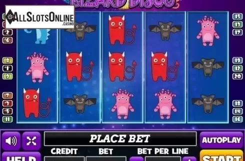 Reel Screen. Lizard Disco from PlayPearls