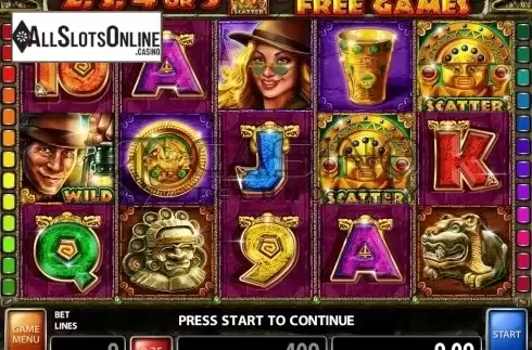 Screen3. Lost Hills Secret from Casino Technology