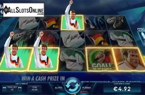 Game workflow . Lothar Matthäus Be a Winner from Skywind Group