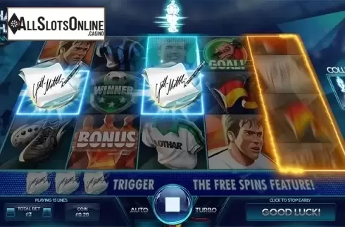 Game workflow 5. Lothar Matthäus Be a Winner from Skywind Group