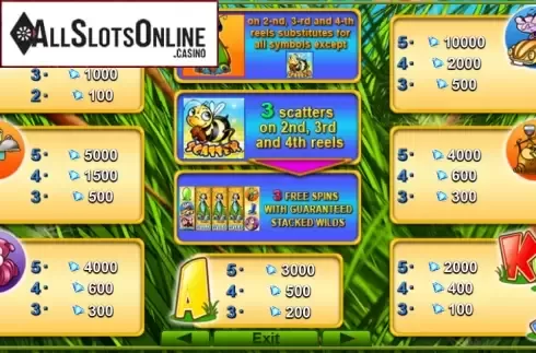 Screen3. Lucky Buzz from EGT
