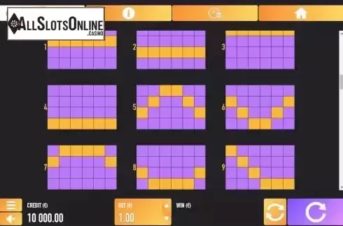 Pay Lines screen