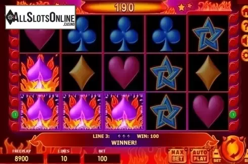 Respin screen 2. Lucky Little Devil (Amatic) from Amatic Industries
