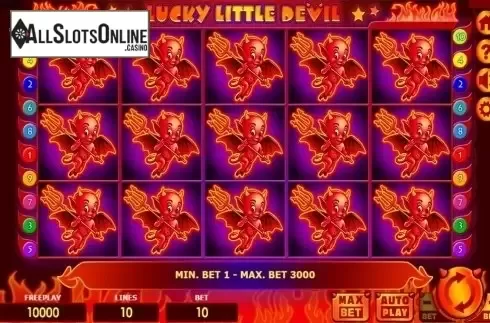 Reels screen. Lucky Little Devil (Amatic) from Amatic Industries