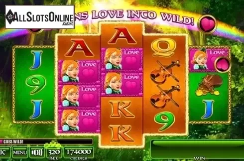 Win Screen. Lucky 'N Love from Incredible Technologies