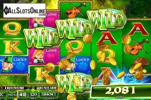 Win Screen 4. Lucky 'N Love from Incredible Technologies