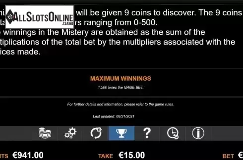 Paytable 3
