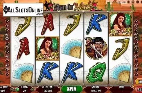 Screen 2. Man in Mask from Capecod Gaming