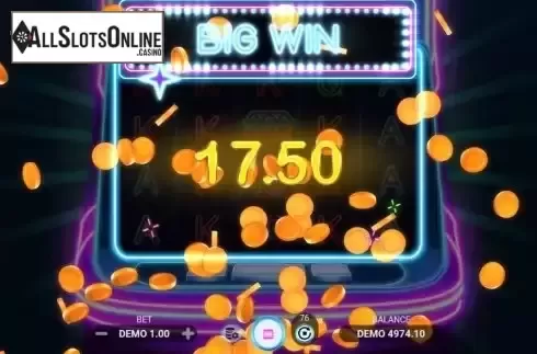 Big Win screen