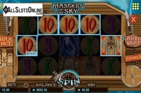 Screen5. Masters of the sky from Booming Games