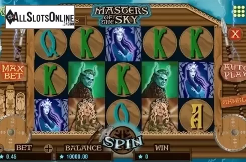 Screen4. Masters of the sky from Booming Games