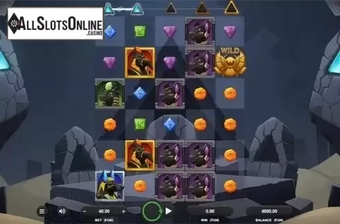 Scatter charge screen. Maze of Osiris from Relax Gaming
