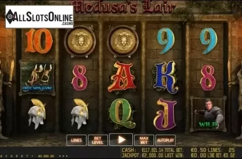 Game reels. Medusa's Lair HD from World Match