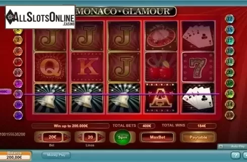 Screen 2. Monaco Glamour from NeoGames