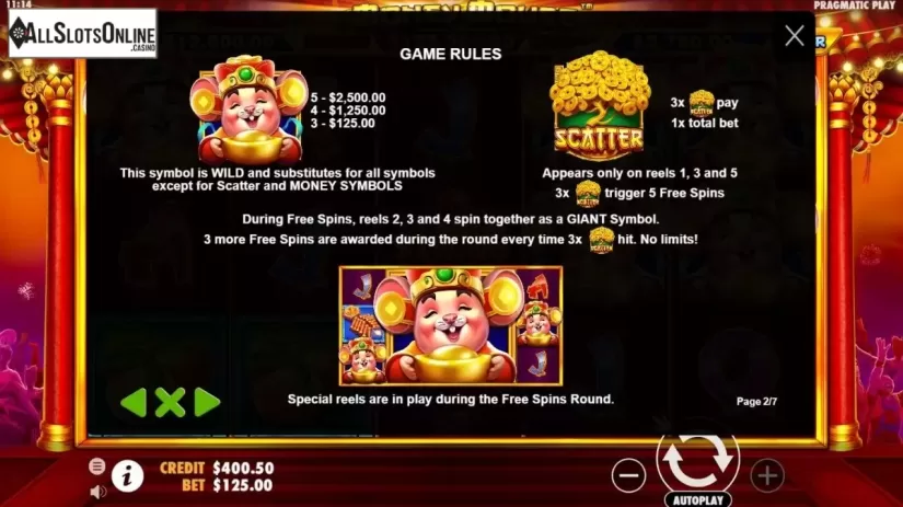Features 1. Money Mouse (Pragmatic Play) from Pragmatic Play