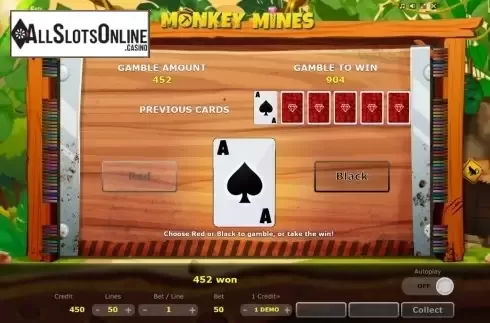 Gamble. Monkey Mines from Five Men Games