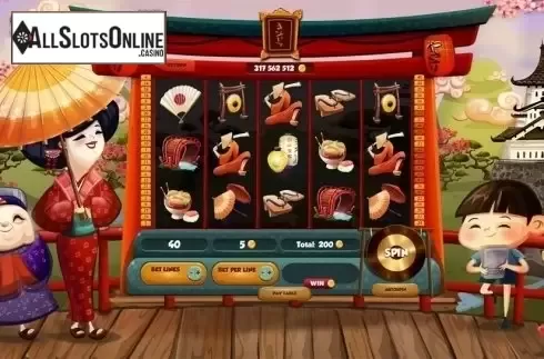 Game Workflow screen. Mystic Japan from Red Rake