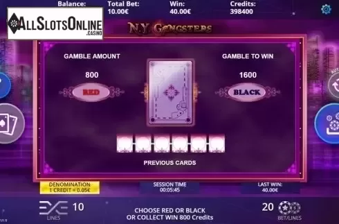 Gamble. N.Y. Gangsters from DLV