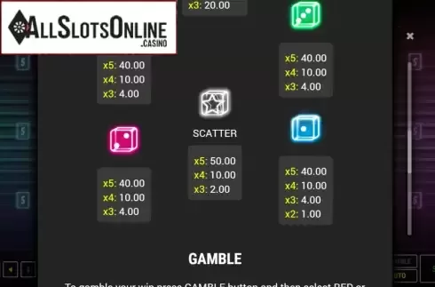 Rules 2. Neon Dice 5 from Fazi