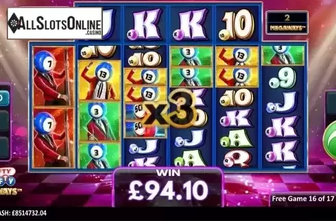 Multiplier Free Spins Screen
