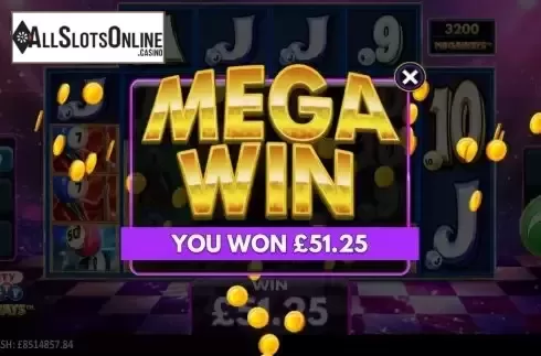 Mega Win Screen